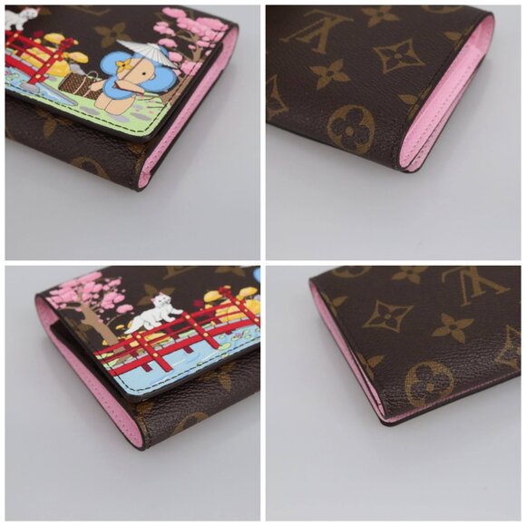 LOUIS VUITTON Monogram Vivienne Portefeuille Victorine Wallet M81638 Auth 98410S - Picture 16 of 16